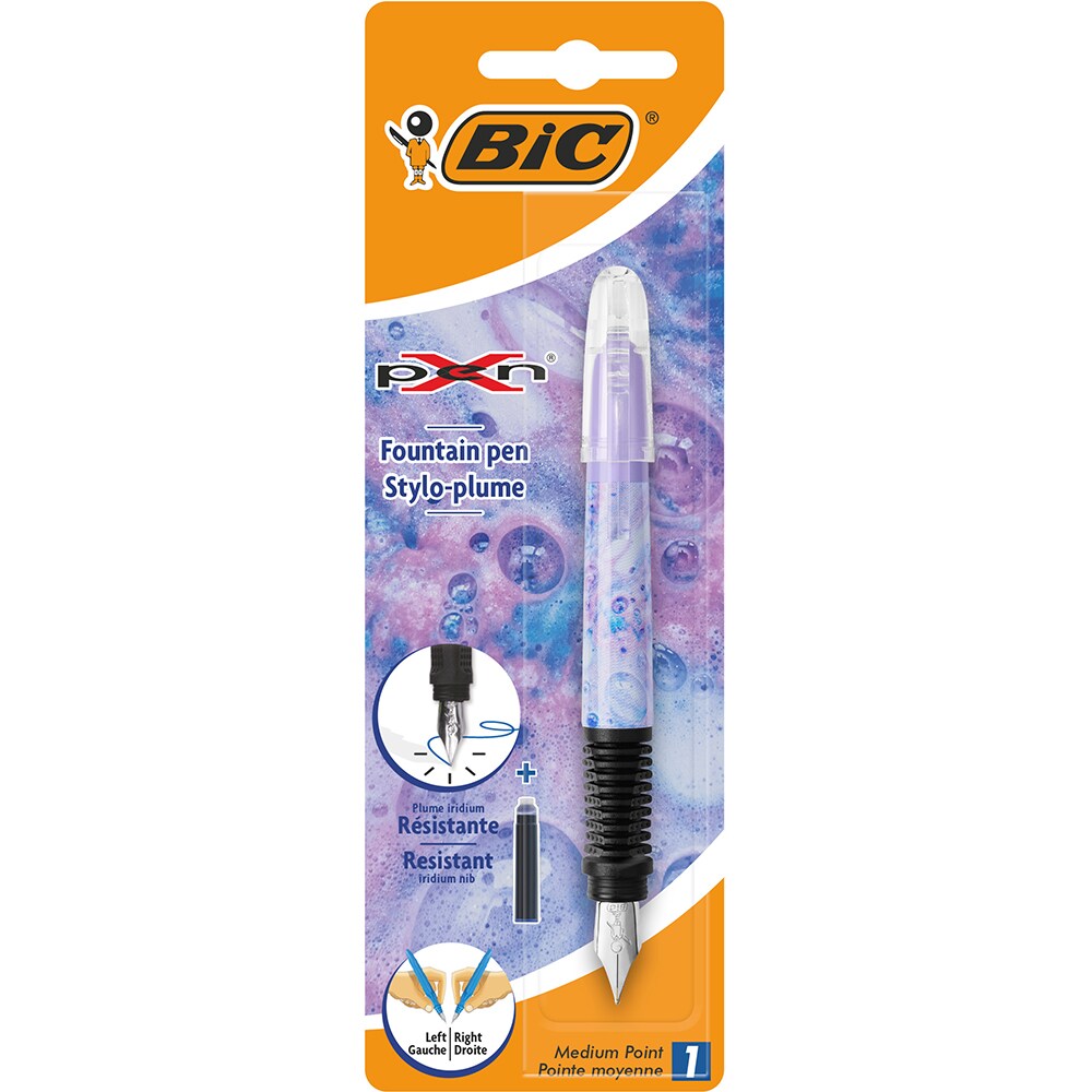 Stilou clasic BIC Xpen Decor, 0.3 mm, multicolor