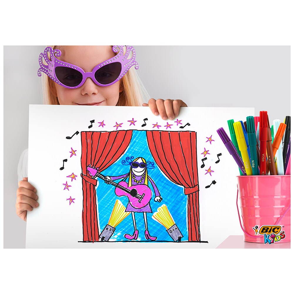 Carioci BIC Visa, 18 culori