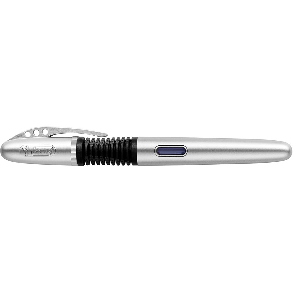 Stilou clasic BIC Xpen Chrome, 0.3 mm, argintiu