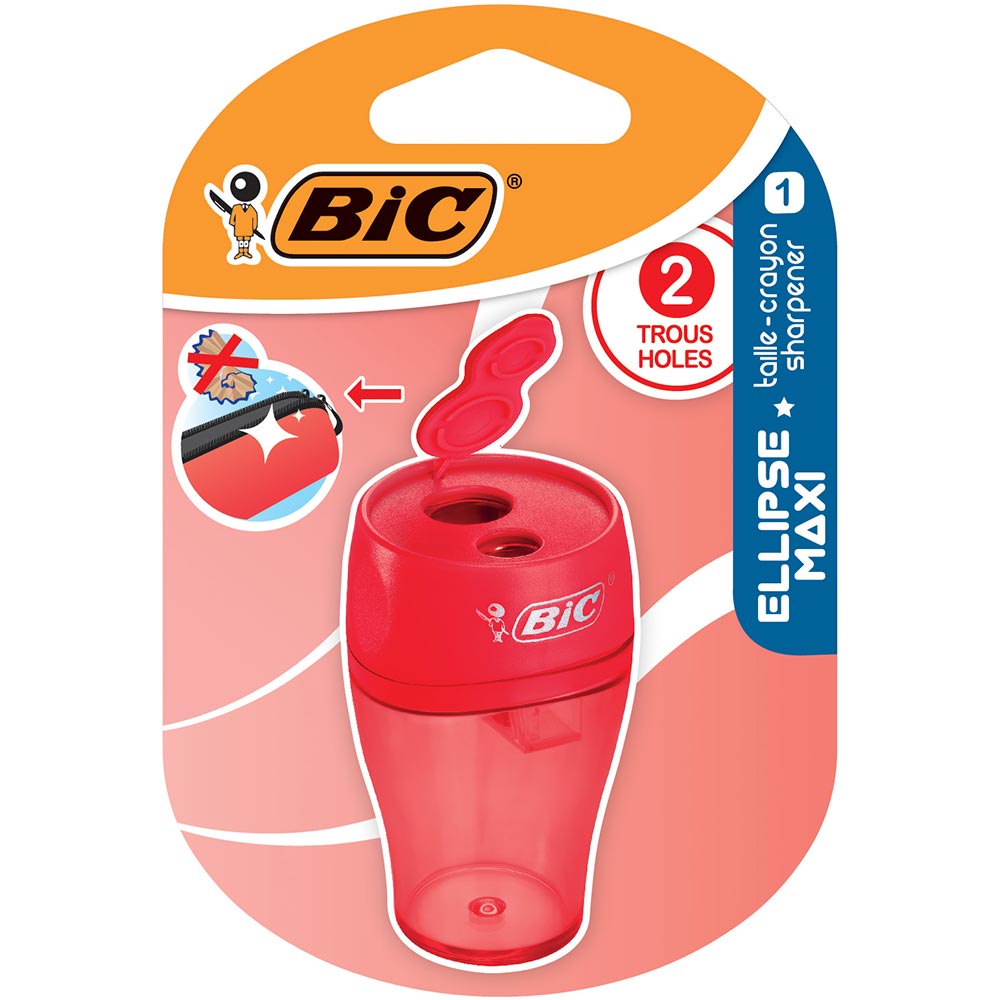 Ascutitoare BIC Ellipse Maxi, plastic, multicolor