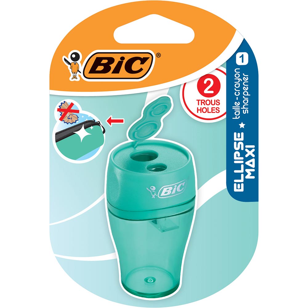 Ascutitoare BIC Ellipse Maxi, plastic, multicolor