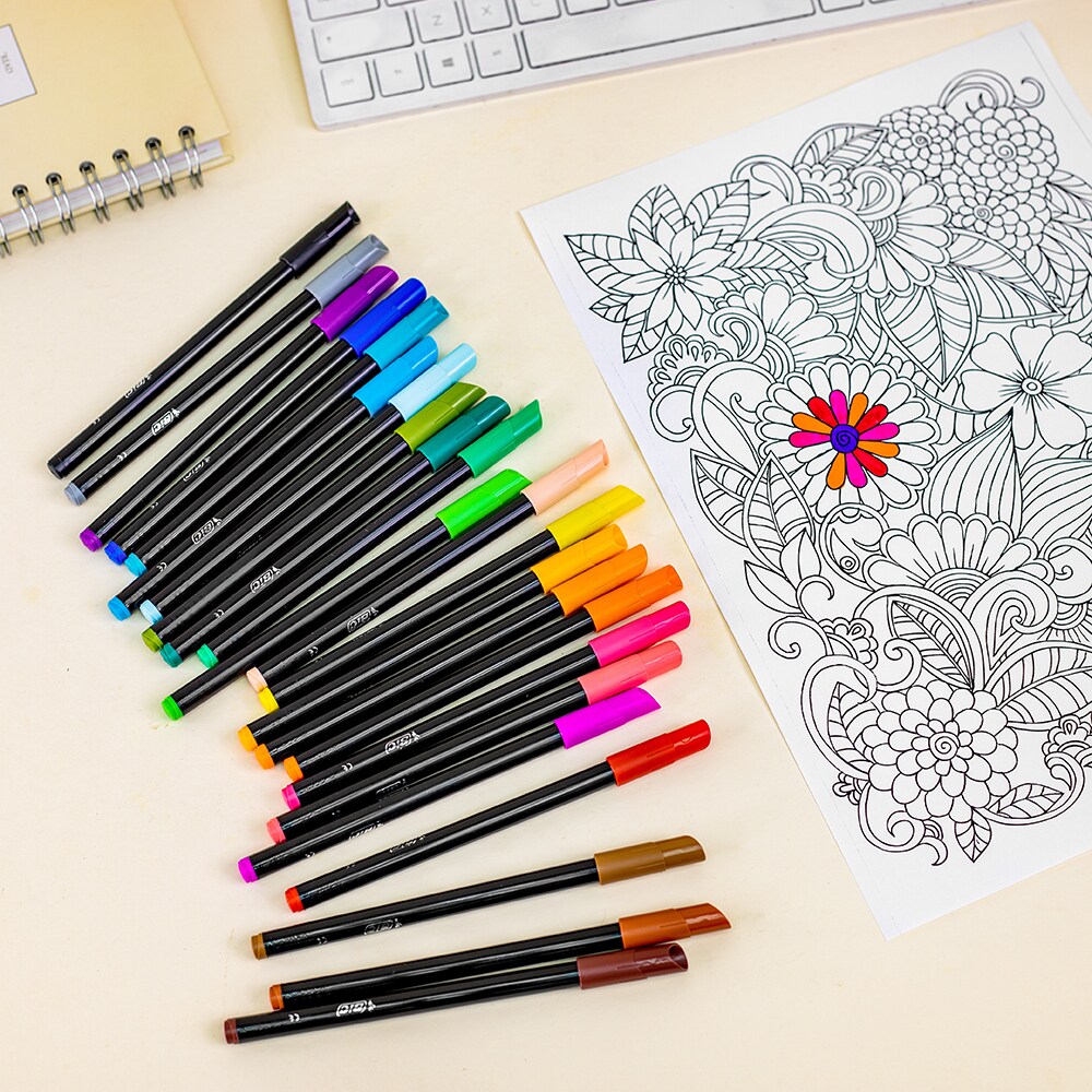 Carioci BIC Intensity, 24 culori