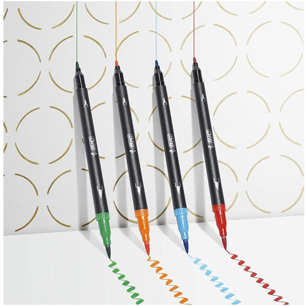 Set caligrafie BIC Intensity, 44 bucati, multicolor