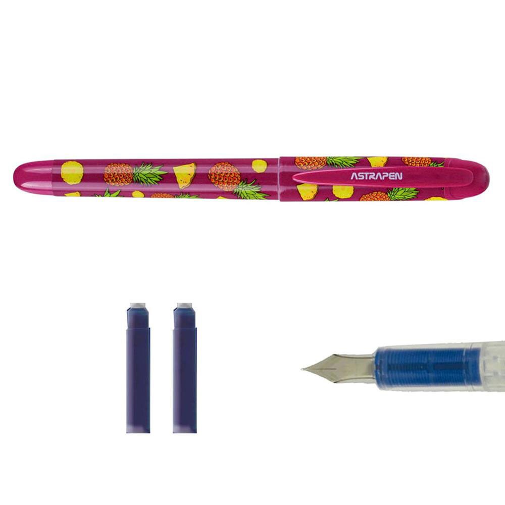 Stilou clasic + 3 rezerve ASTRA Play, plastic, multicolor