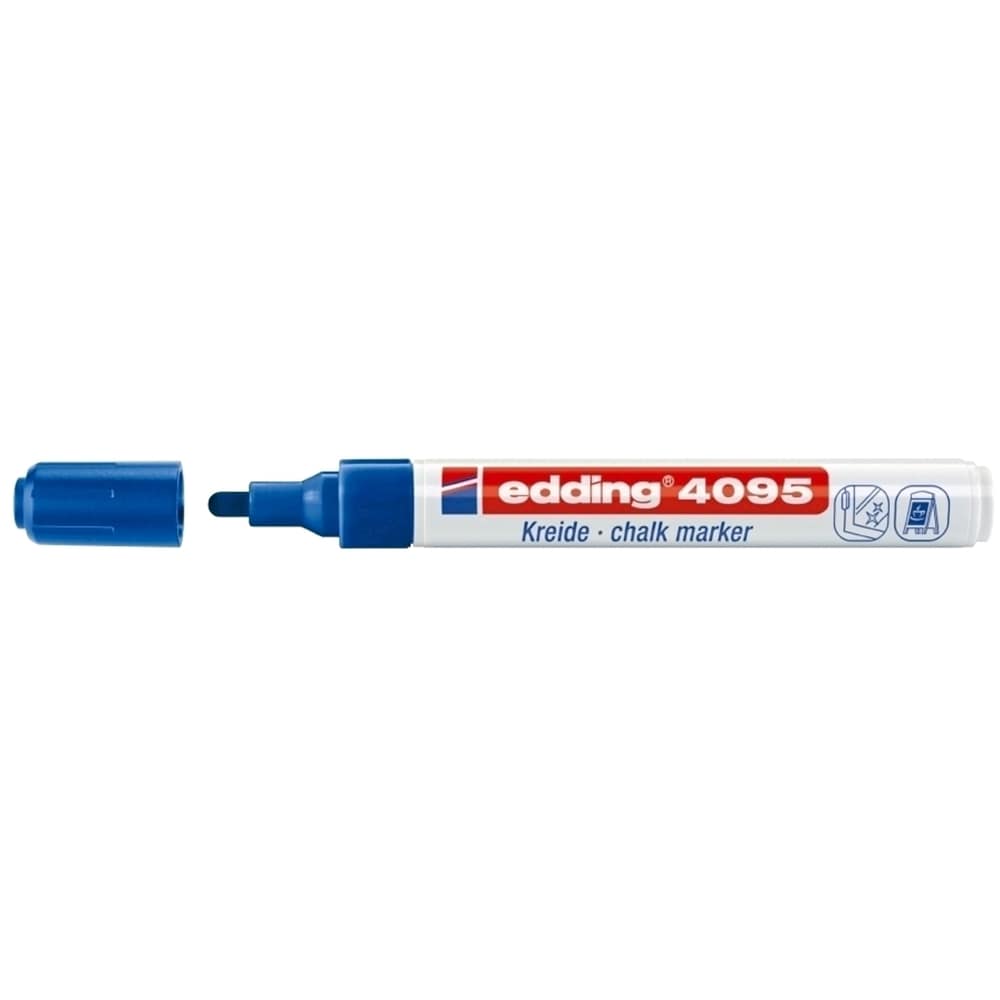 Marker pentru sticla EDDING 4095, 2-3 mm, albastru