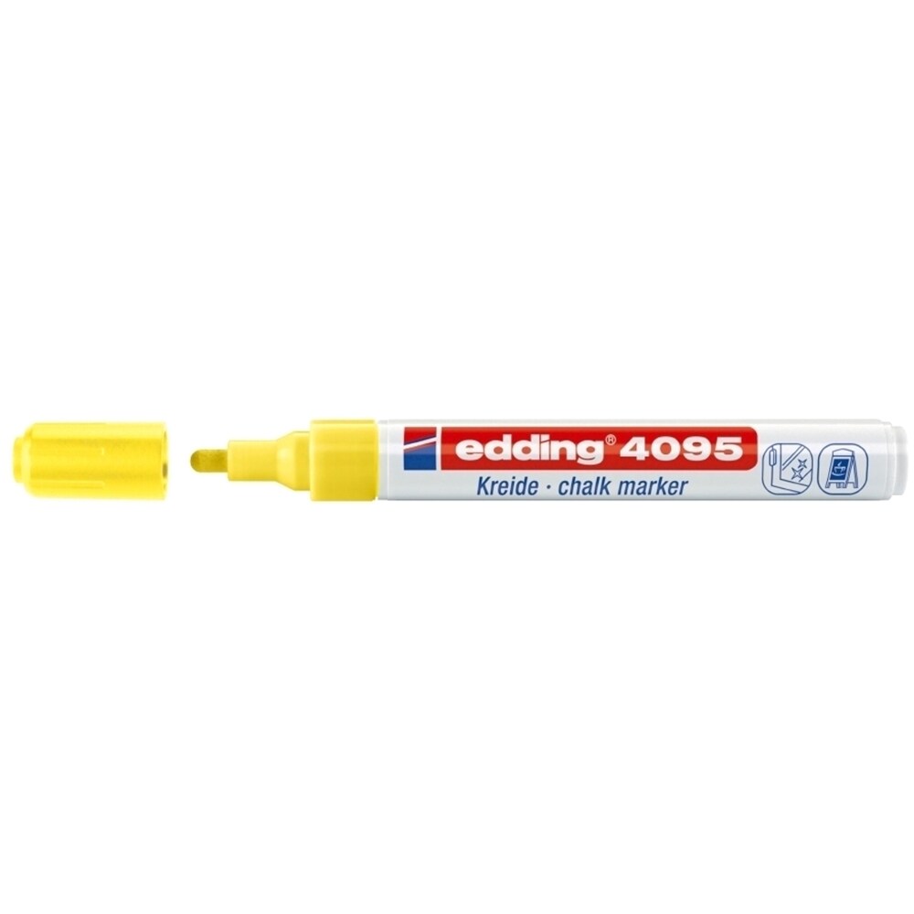 Marker pentru sticla EDDING 4095, 2-3 mm, galben