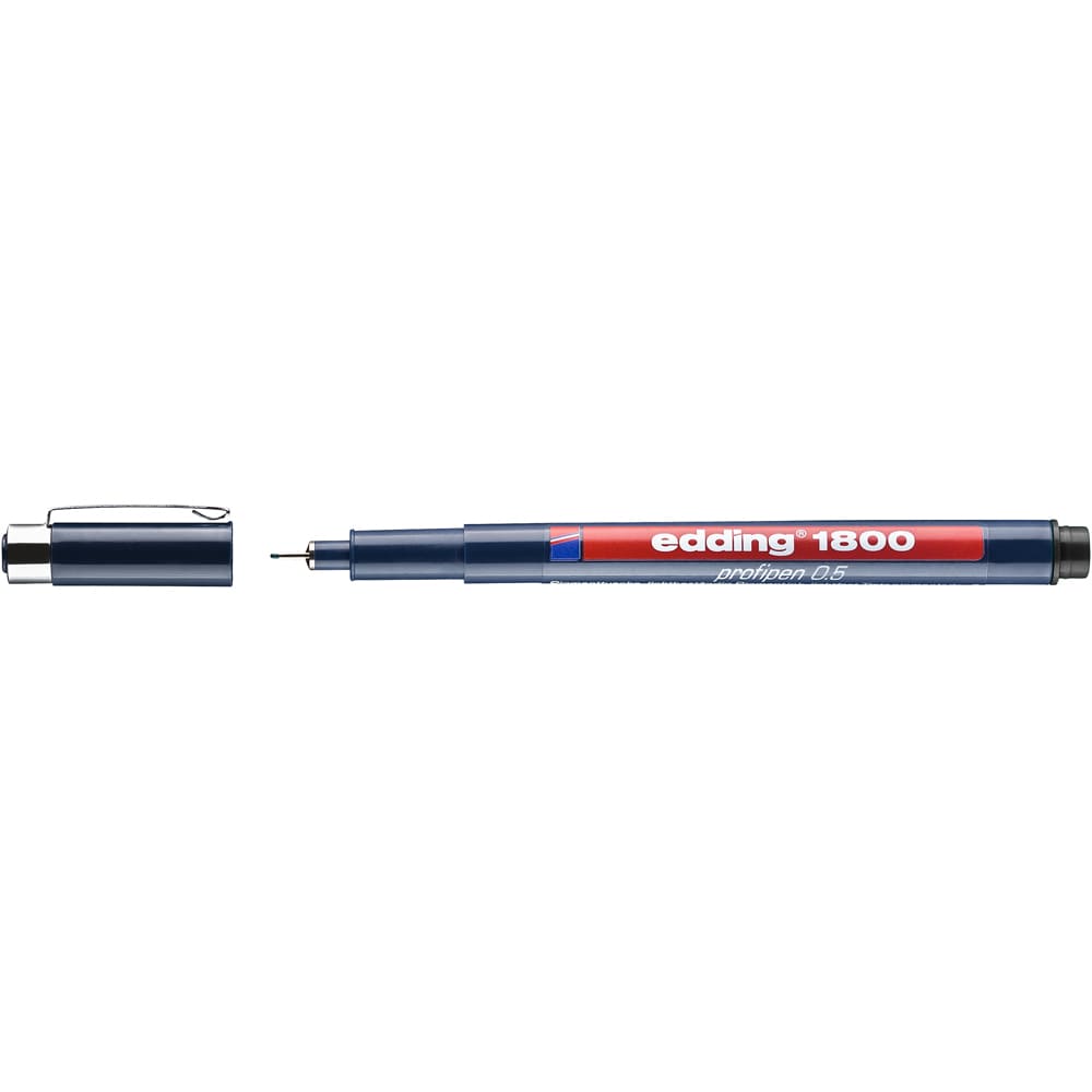 Liner EDDING 1800, 0.5 mm, negru