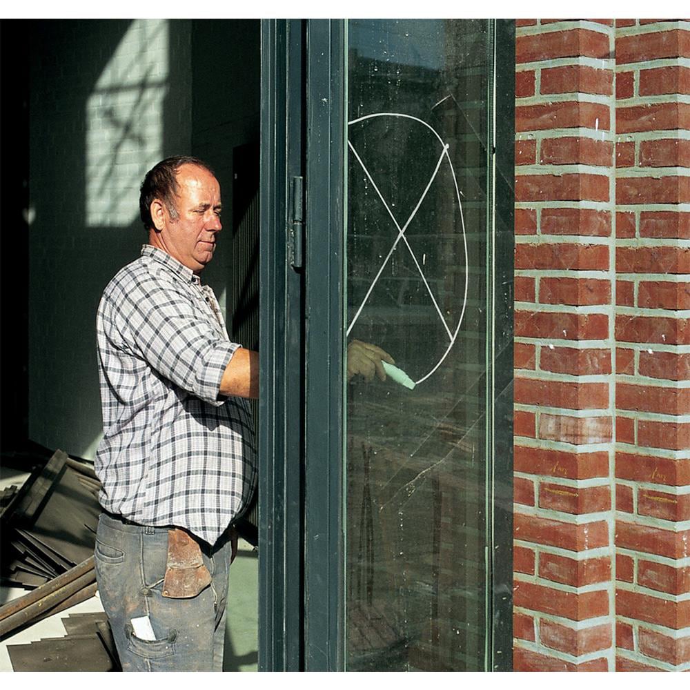 Marker pentru sticla EDDING 4090, 4-15 mm, corp metalic, rosu