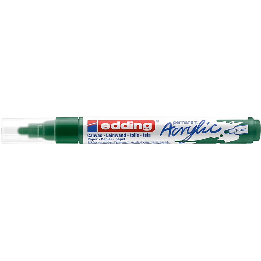 Marker acrilic EDDING 5100, 2-3 mm, verde