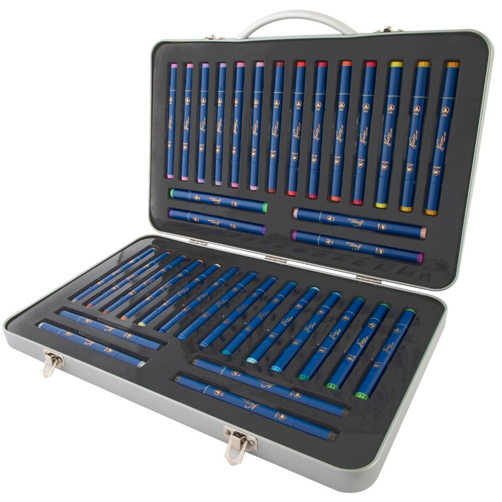 Set markere NASSAU JK145805, 36 bucati, multicolor