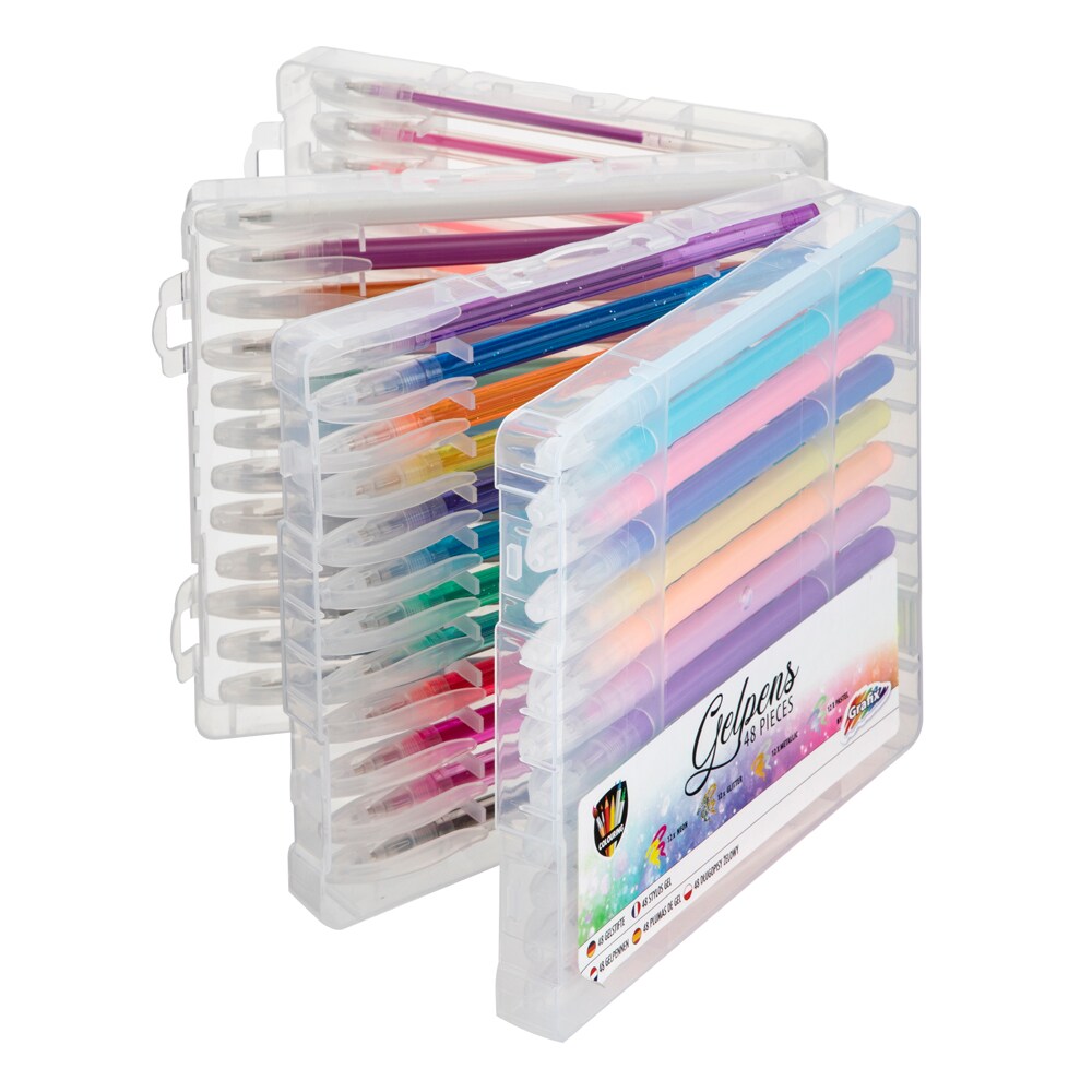 Set 48 pixuri cu gel CRAFT JK150049, multicolor