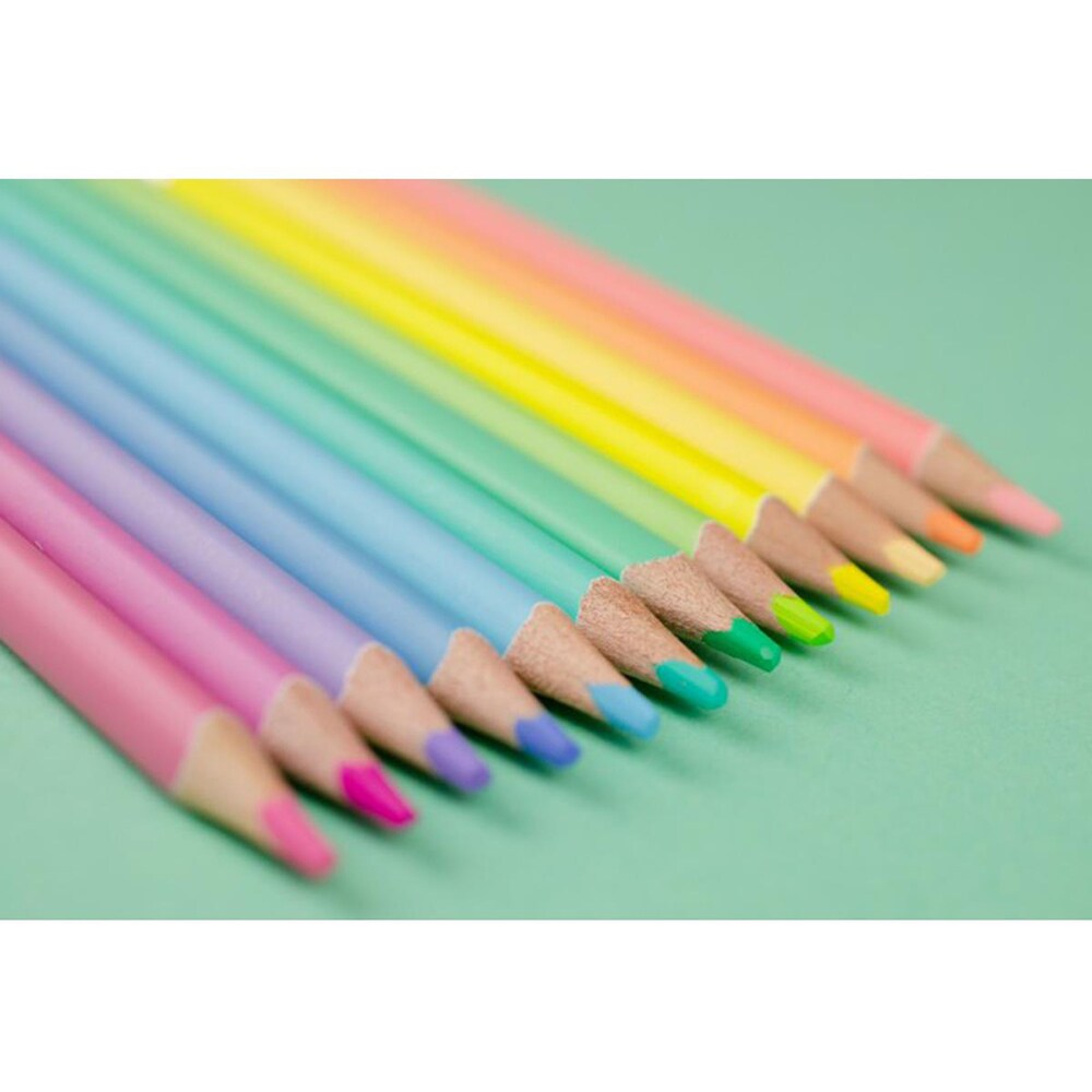 Creioane colorate KORES Pastel, 12 culori