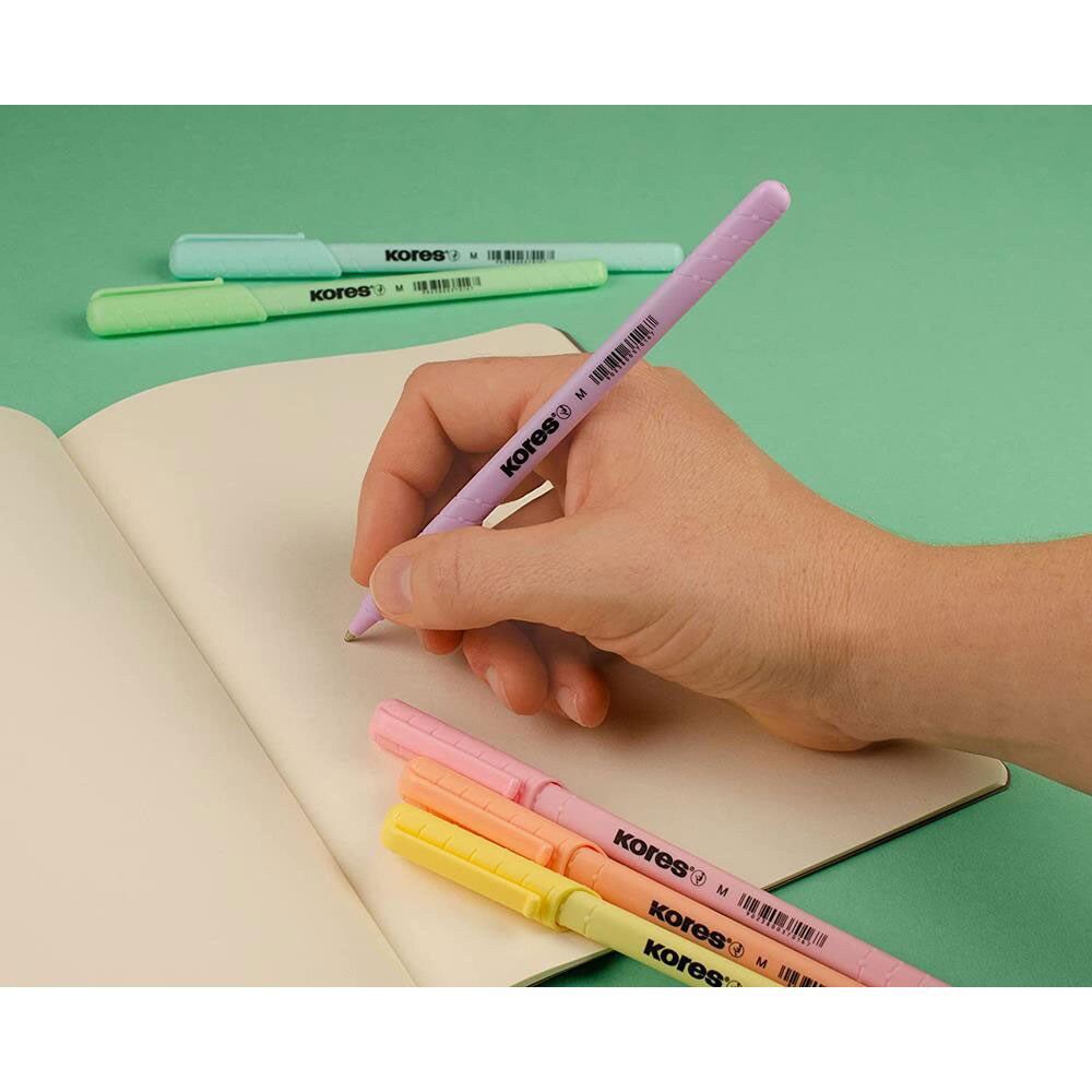 Set pixuri fara mecanism KORES Korm, 1 mm, 6 bucati, multicolor