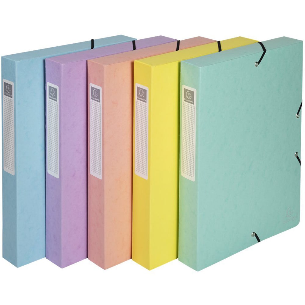 Mapa documente cu elastic EXACOMPTA FA059560, A4, carton, multicolor