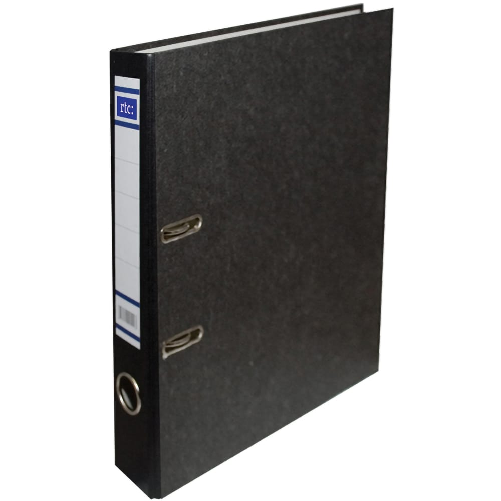 Biblioraft RTC Simplu, A4, 50 mm, marmorat, negru