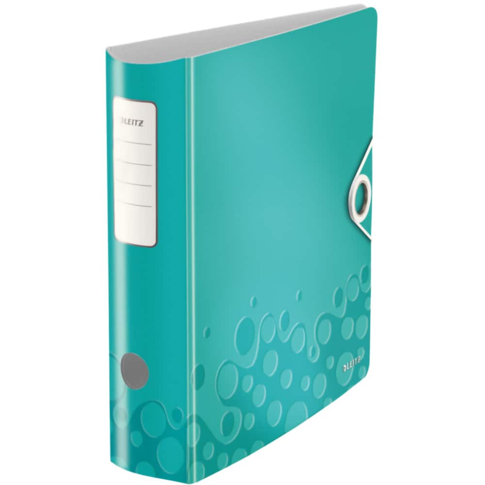 Biblioraft LEITZ Active WOW 180, A4, 75 mm, polyfoam, turcoaz metalizat