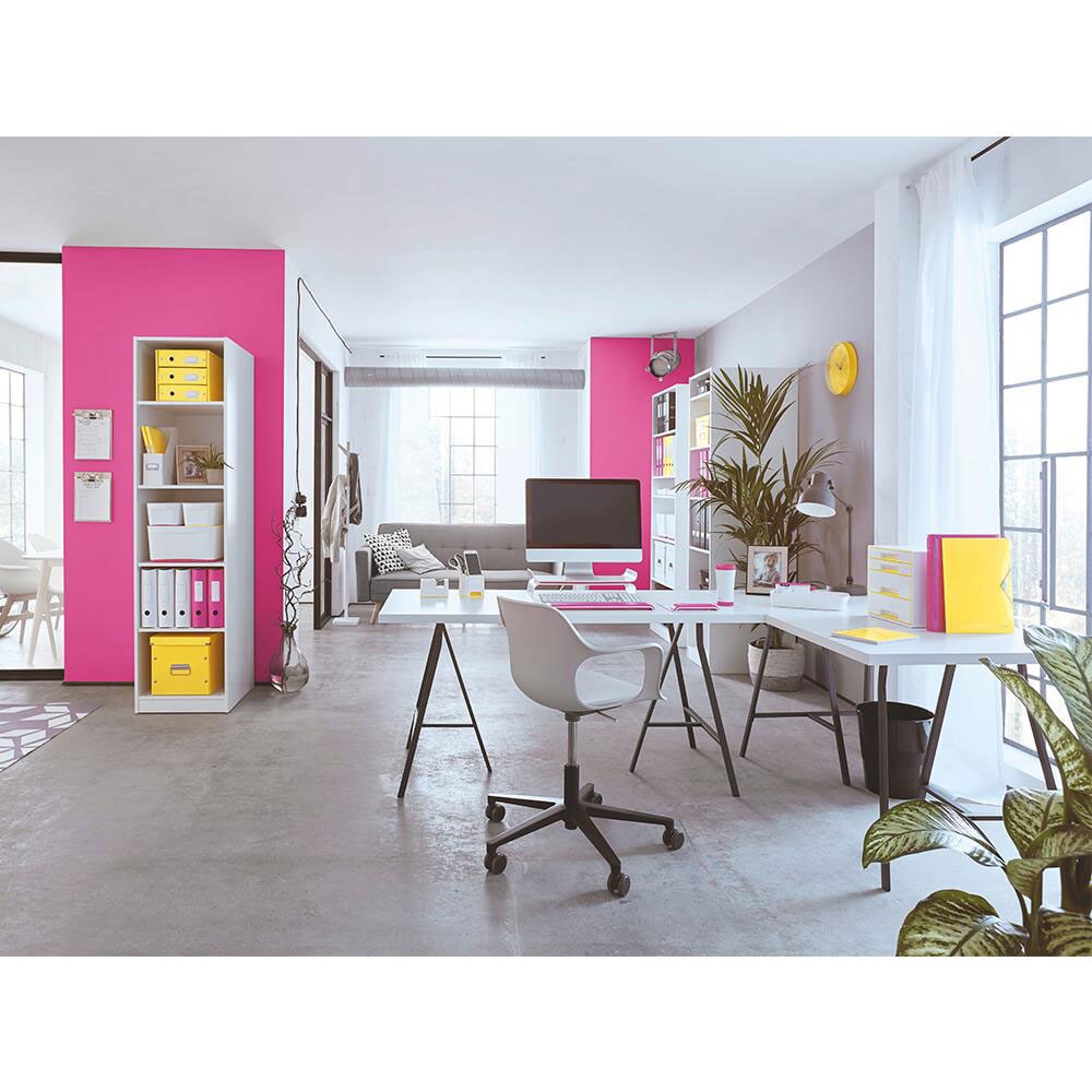 Cutie de arhivare LEITZ Wow Click&Store, 320 x 310 x 360 mm, carton, galben