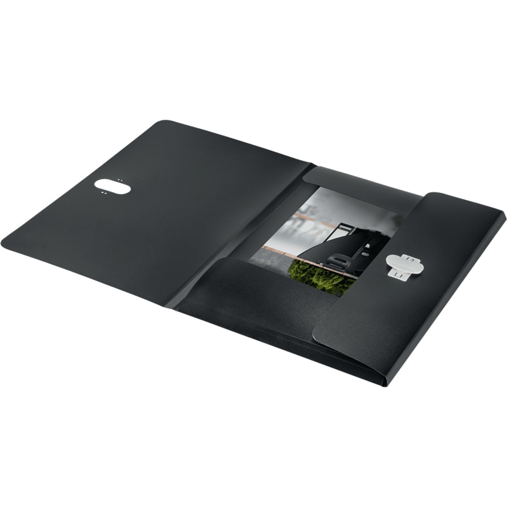 Mapa documente LEITZ Recycle SL462295, A4, plastic, negru