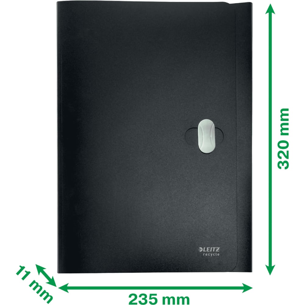 Mapa documente LEITZ Recycle SL462295, A4, plastic, negru