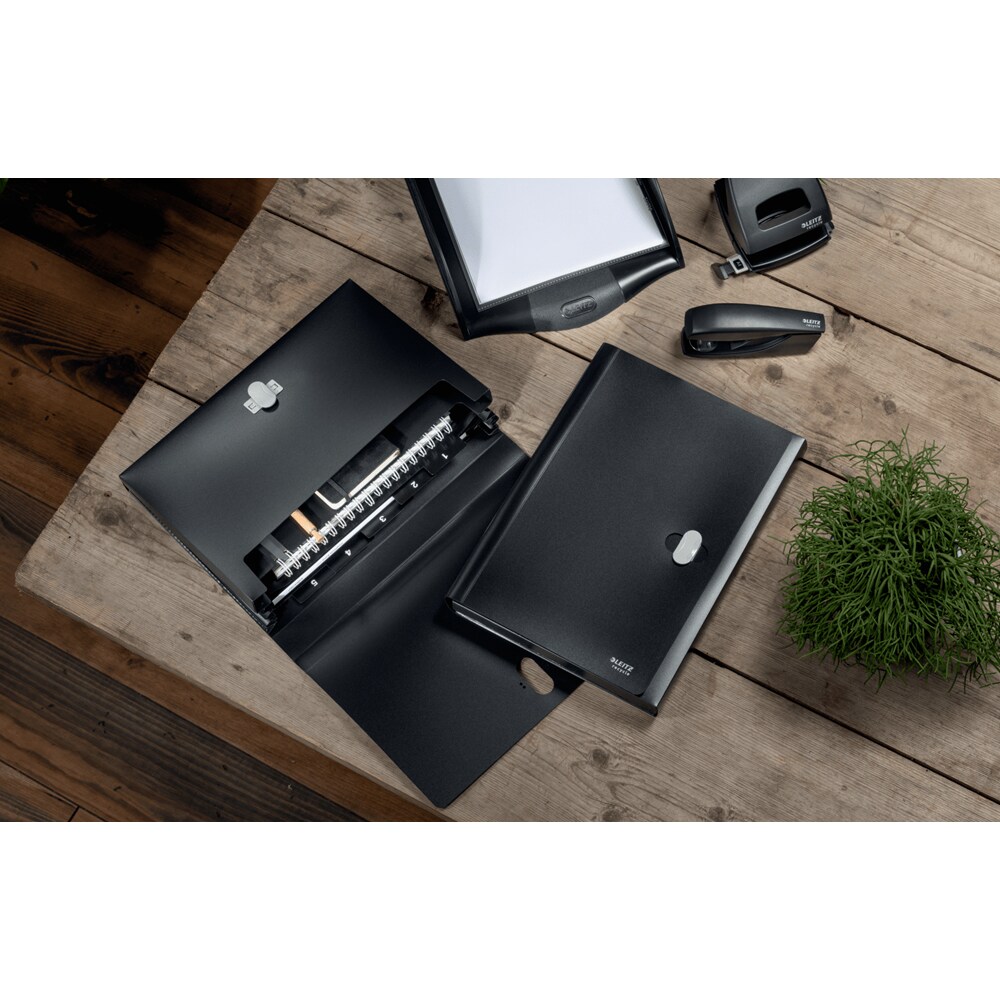 Mapa documente LEITZ Recycle SL462495, A4, plastic, negru