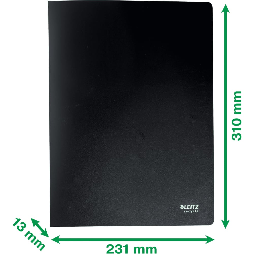 Mapa documente LEITZ Recycle SL760095, A4, plastic, negru
