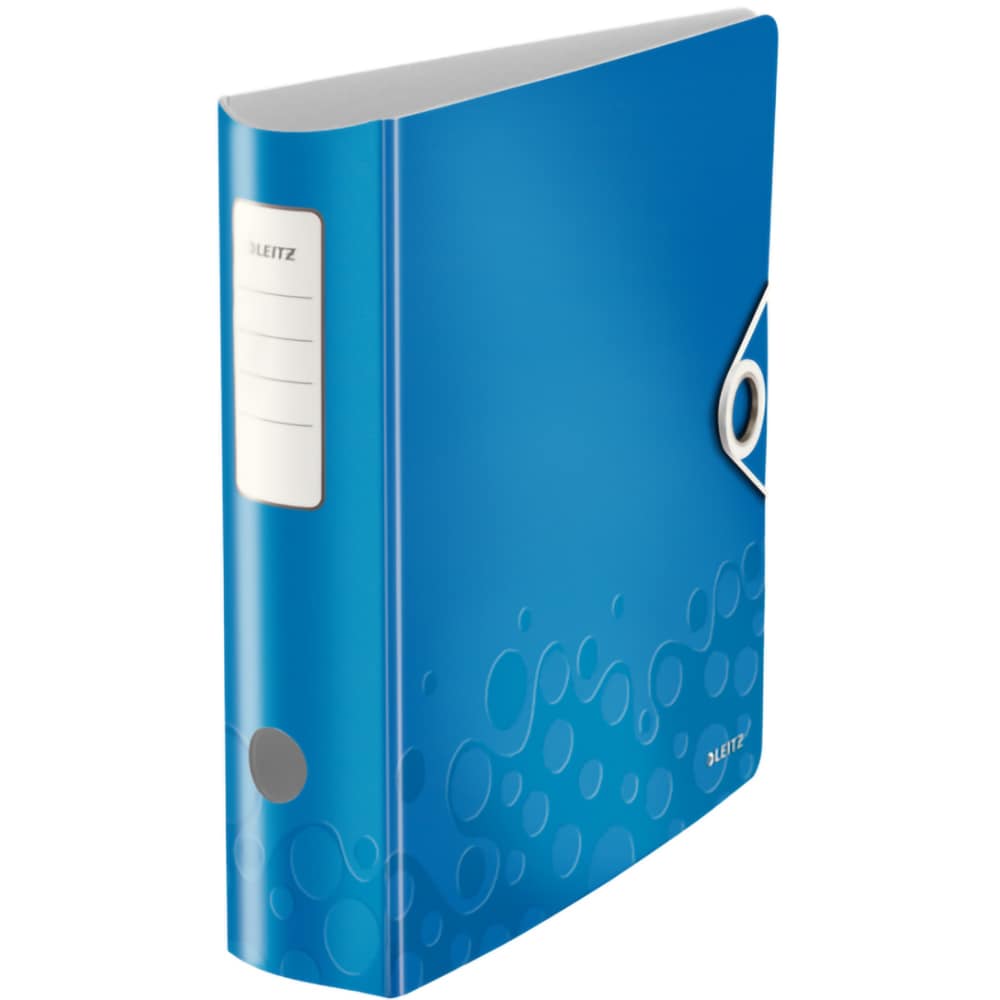 Biblioraft LEITZ 180 Active WOW, polyfoam, A4, 82 mm, albastru