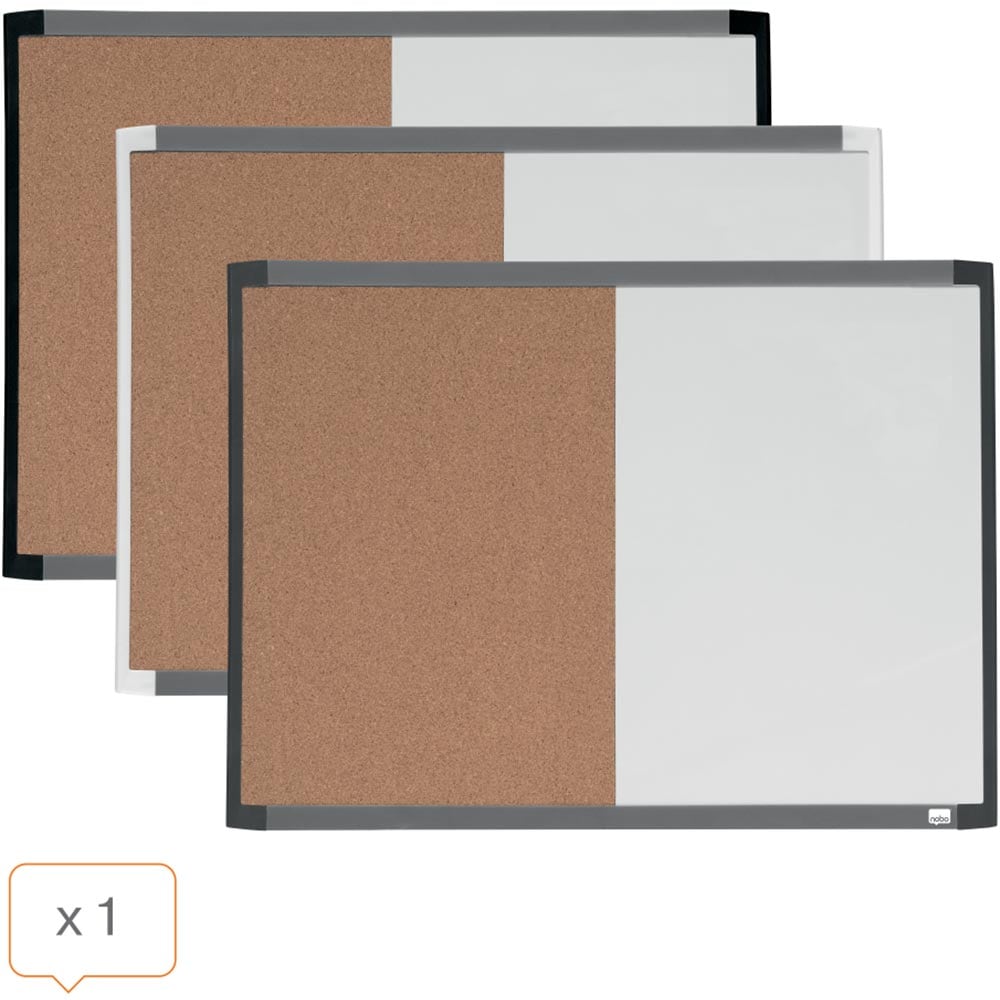 Tabla magnetica NOBO Combo, 58 x 43 cm, alb