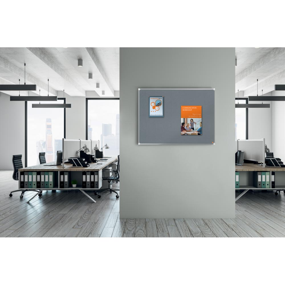 Tabla pluta NOBO Premium Plus, 90 x 60 cm, maro