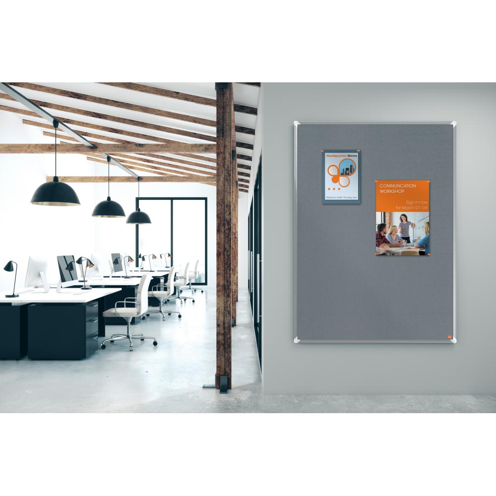 Tabla pluta NOBO Premium Plus, 120 x 90 cm, maro