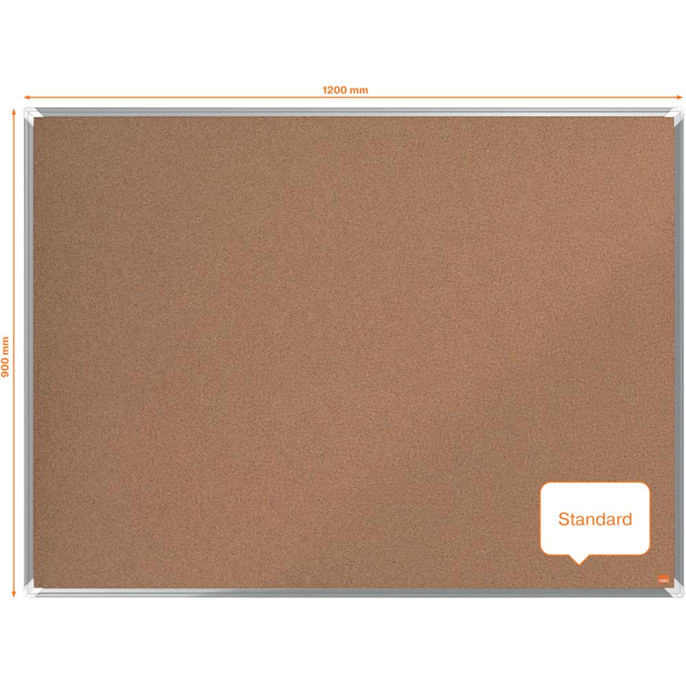 Tabla pluta NOBO Premium Plus, 120 x 90 cm, maro