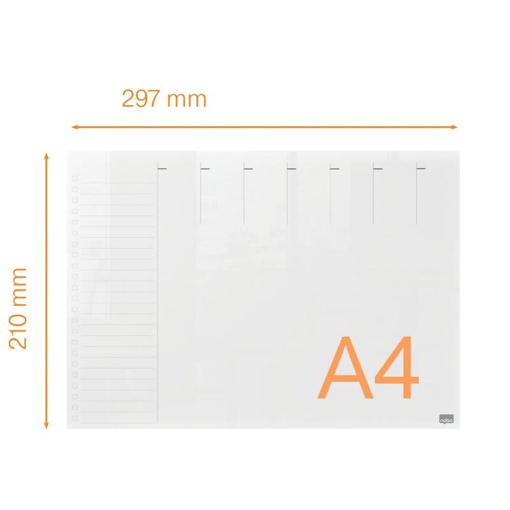 Organizator NOBO 1915614, 21 x  29.7 cm, transparent