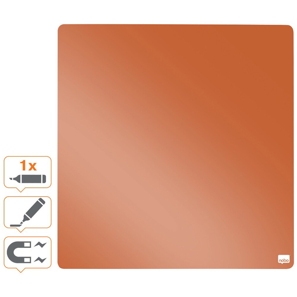 Tabla magnetica NOBO SL915622, 36 x 36 cm, aramiu