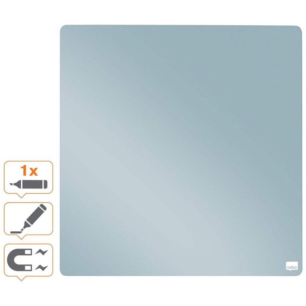 Tabla magnetica NOBO SL915624, 36 x 36 cm, albastru deschis