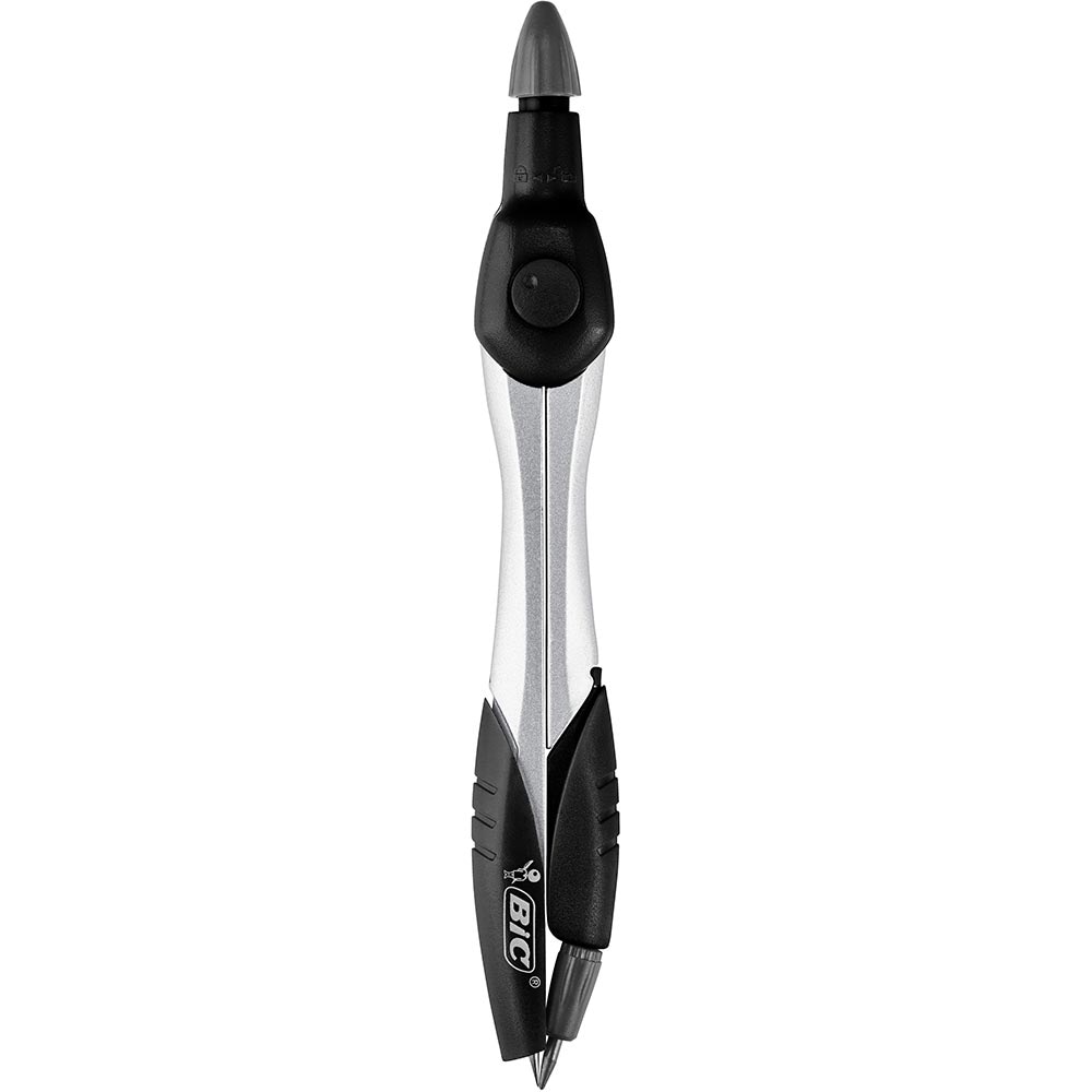Compas BIC Exact, pentru liceu, rosu-gri