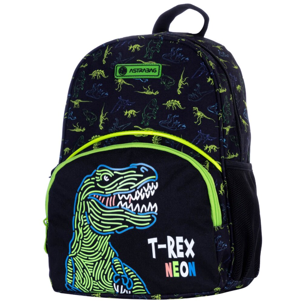 Ghiozdan RTC AK300 T-Rex Neon, multicolor