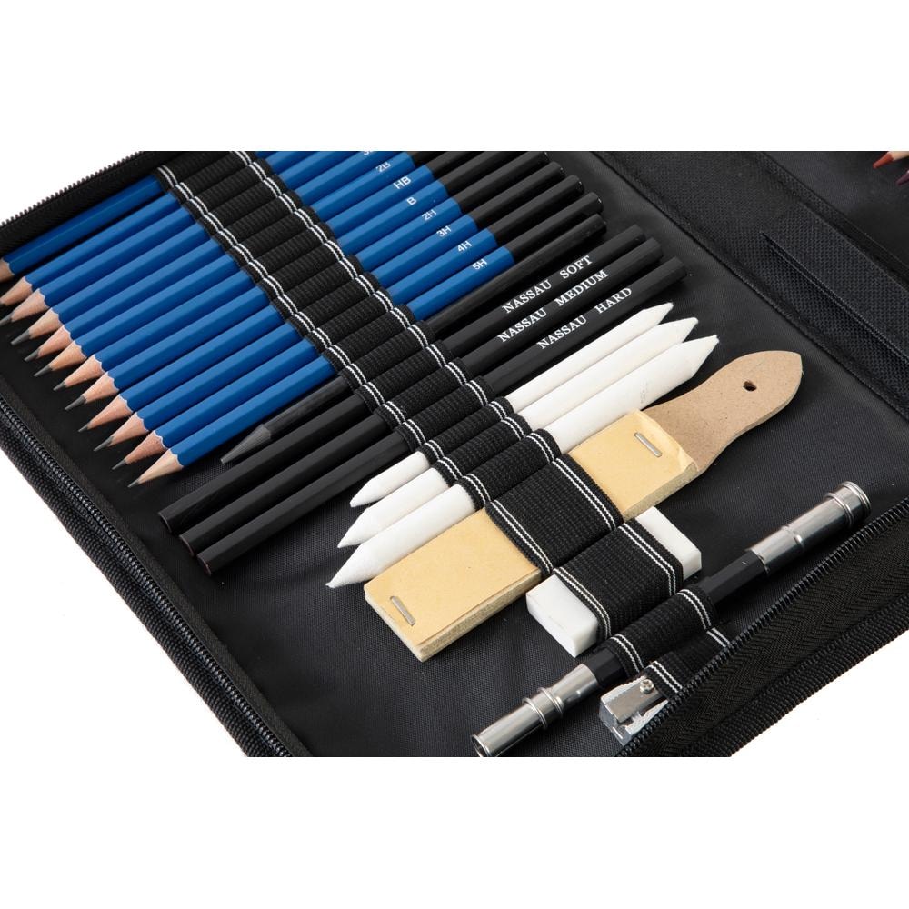 Set instrumente colorat NASSAU ArtSensations, 96 piese