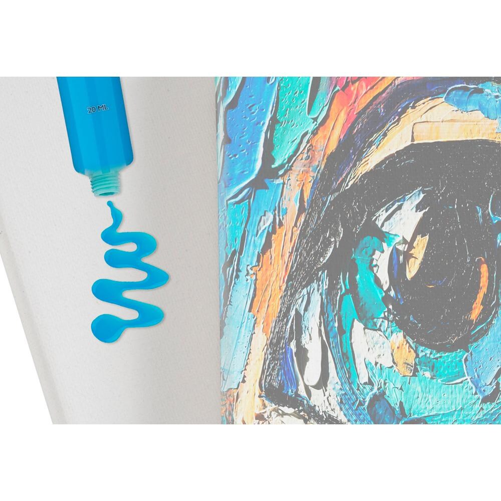 Tempera acrilica NASSAU JK107431, 20 ml, 36 culori