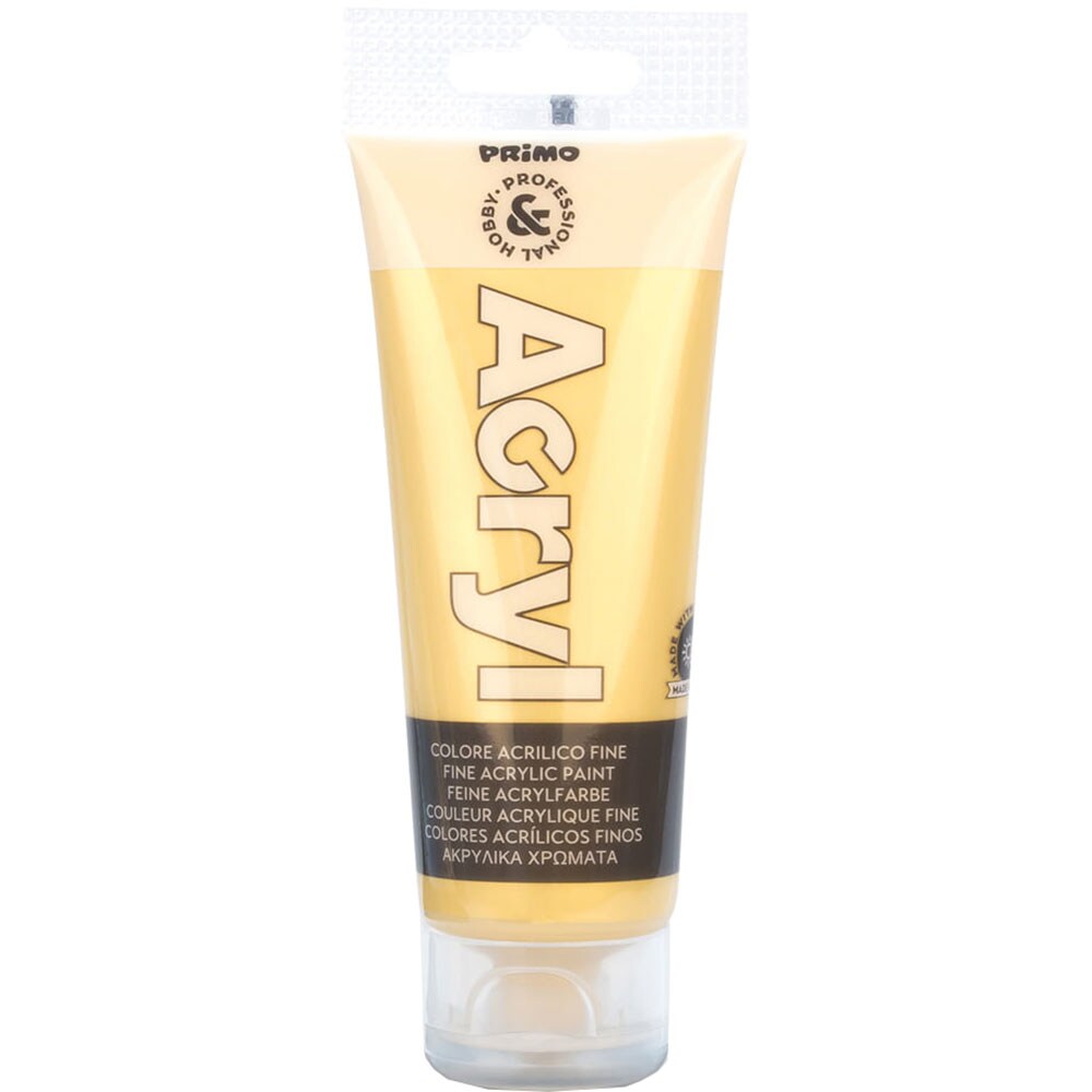Tempera acrilica PRIMO, 75 ml, auriu