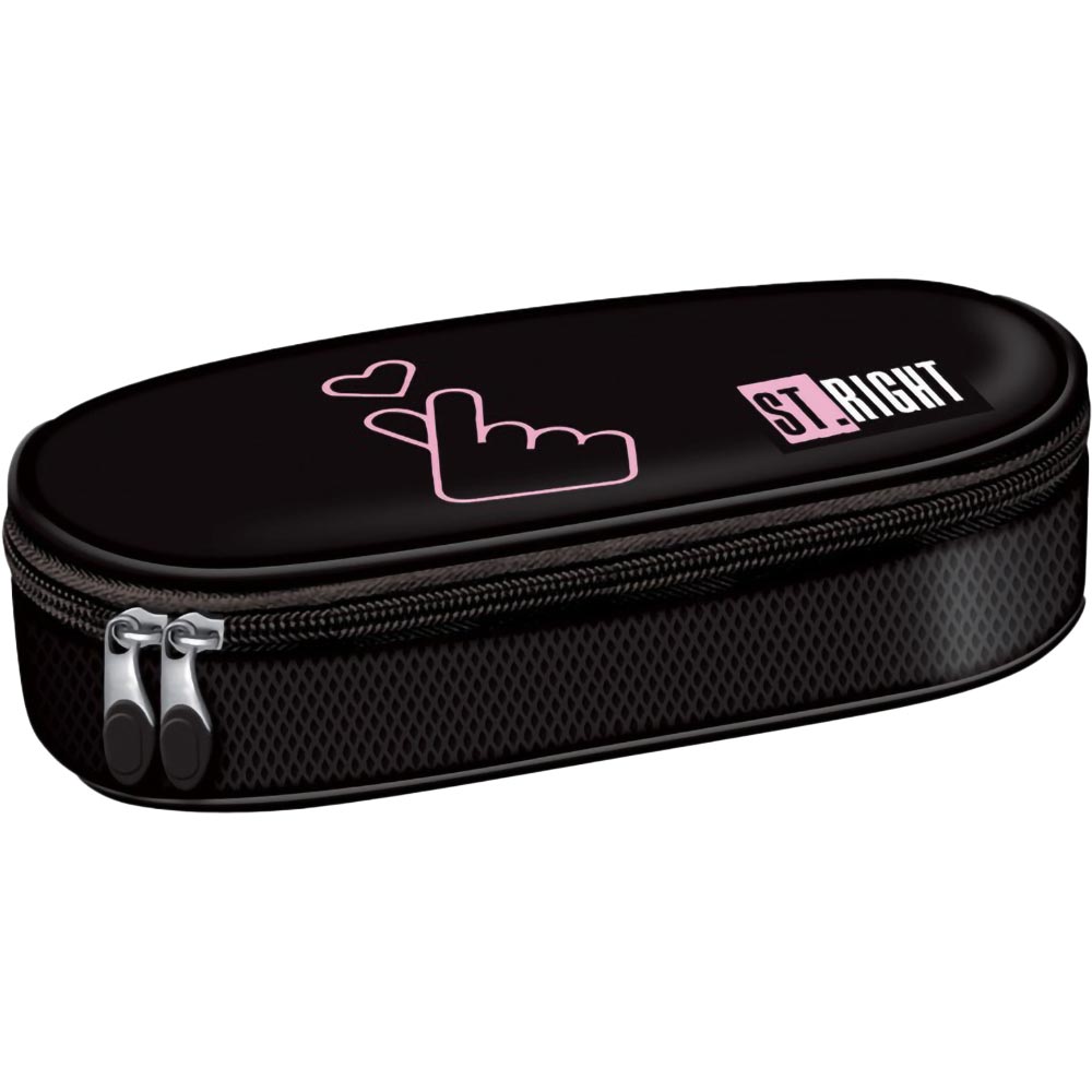Penar MAJEWSKI ST Right PC01 design inima, negru-roz