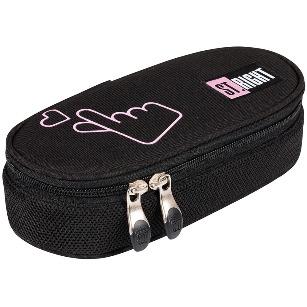 Penar MAJEWSKI ST Right PC01 design inima, negru-roz