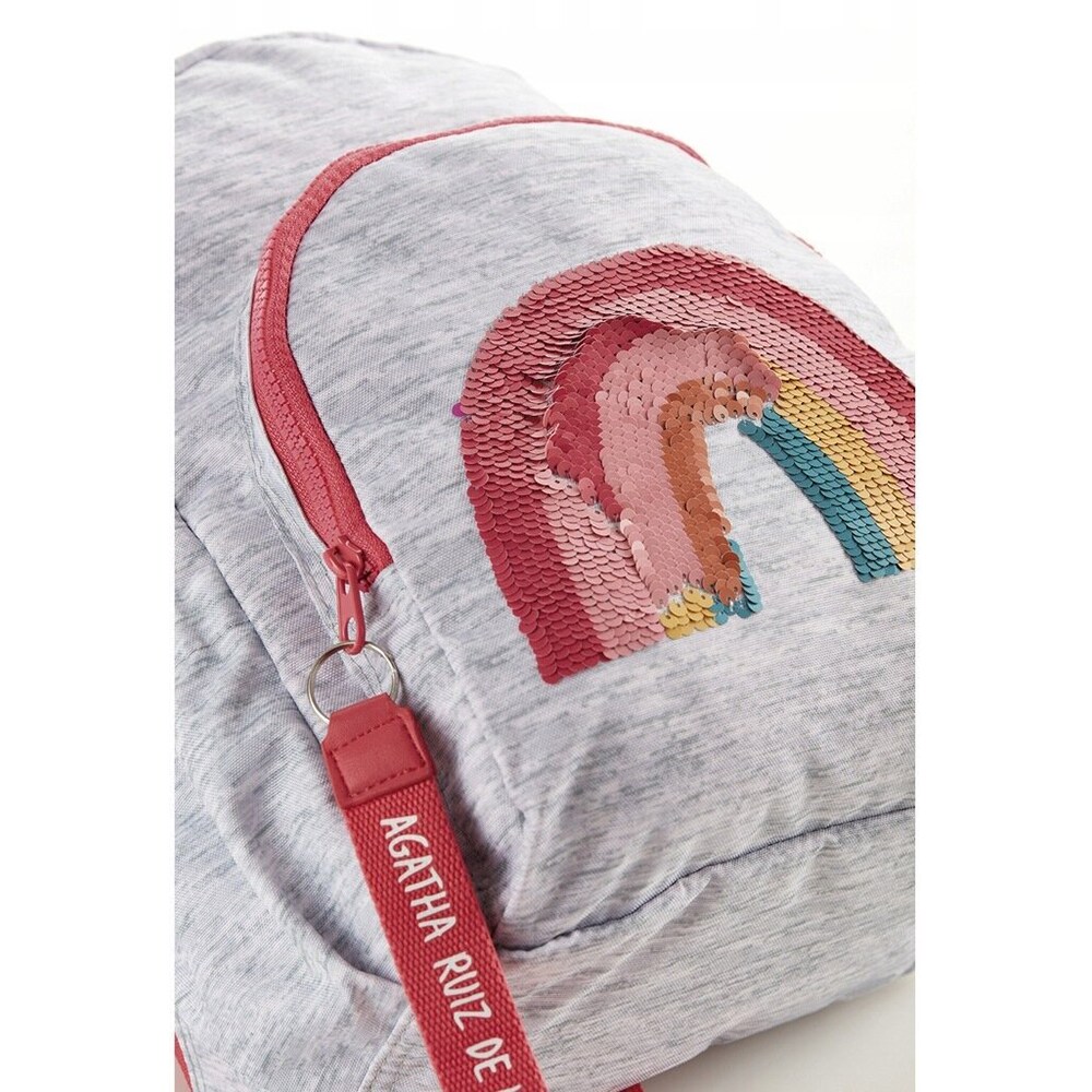 Ghiozdan MIQUELRIUS design curcubeu, multicolor