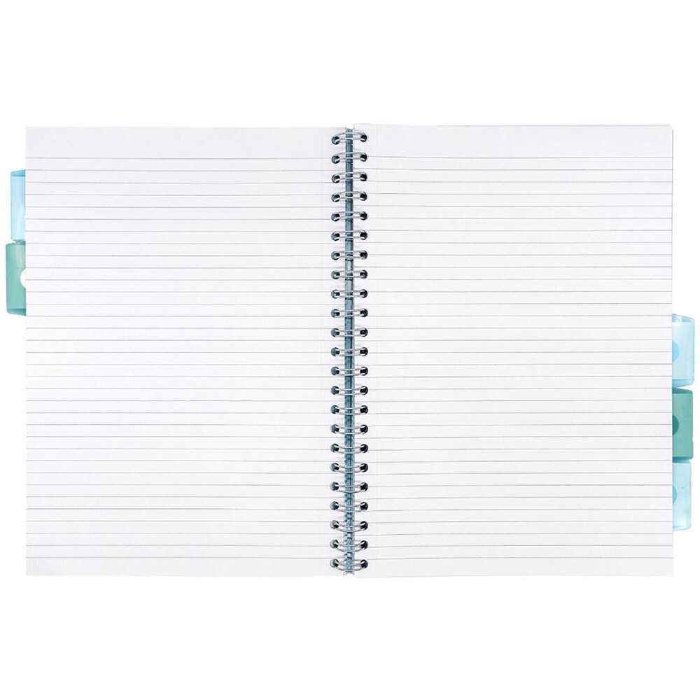 Caiet pentru scoala PUKKA PADS Project Book Navy, Matematica, A4, 100 file, legatura spirala, verde