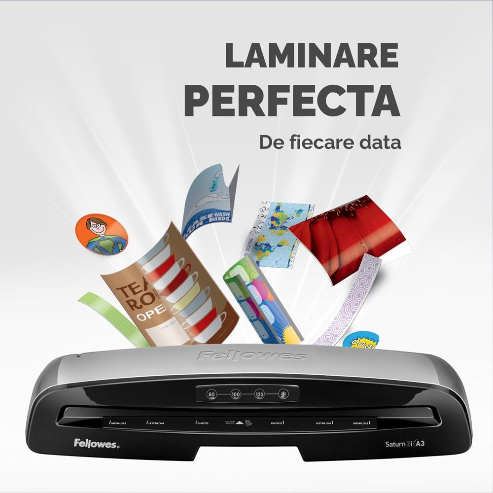 Laminator FELLOWES Saturn 3i, A3, gri