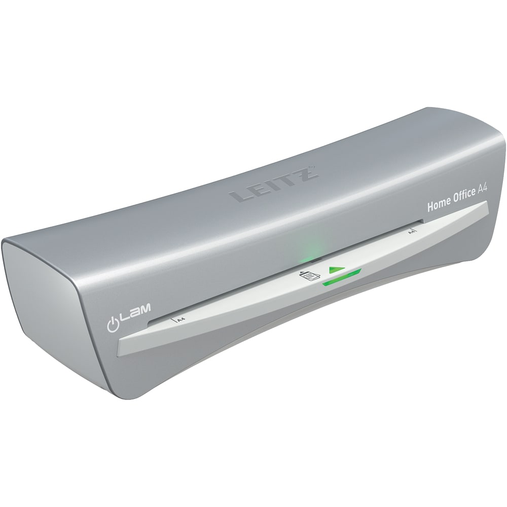 Laminator LEITZ iLAM Home Office, A4, kit folii laminare inclus, argintiu