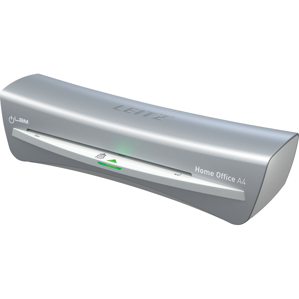 Laminator LEITZ iLAM Home Office, A4, kit folii laminare inclus, argintiu