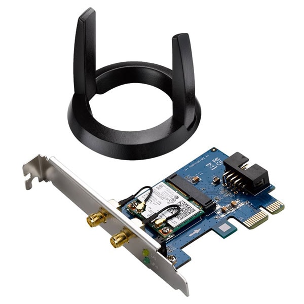 Placa de retea Wireless ASUS PCE-AC55BT AC1200, 300 + 867 Mbps, Bluetooth 4.0