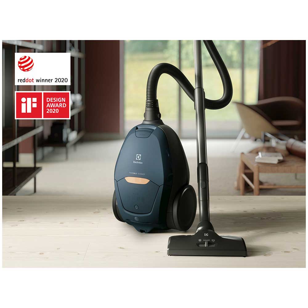 Aspirator cu sac ELECTROLUX PD82-4MB, 3.5l, 600W, 57dB, albastru-negru 