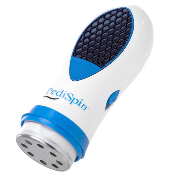 Pila electrica MEDIASHOP Pedi Spin M5175, 2 viteze, baterie, alb