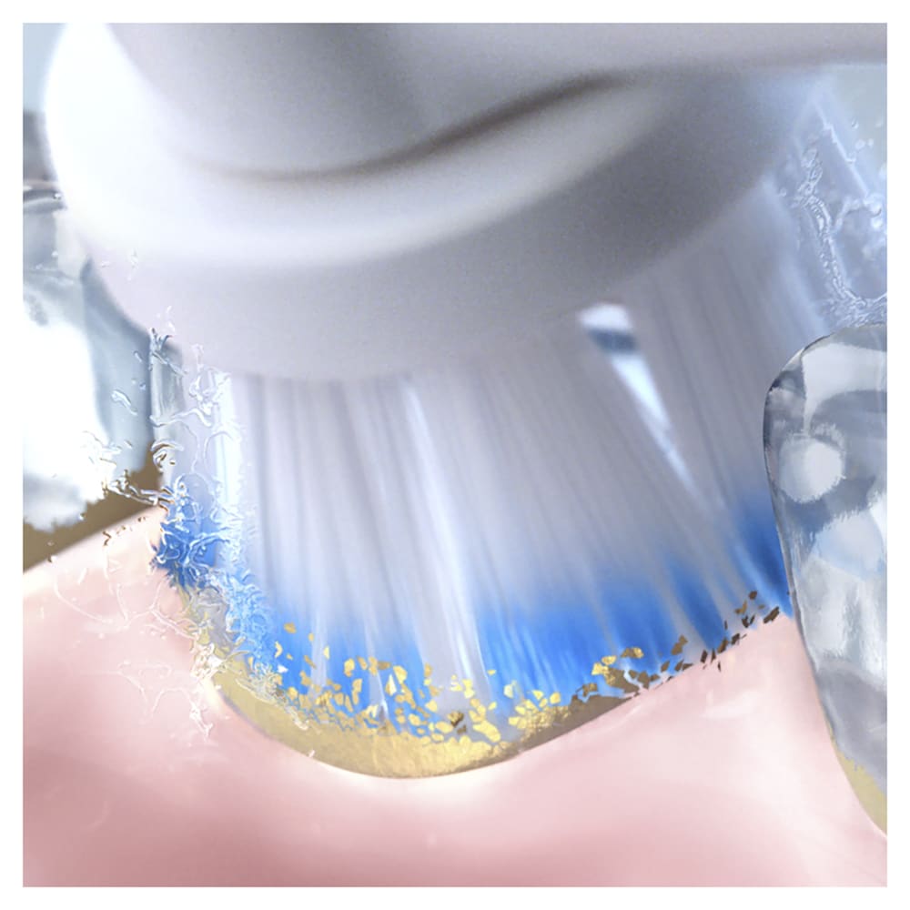Periuta de dinti electrica ORAL-B Vitality Cross Action D100, 7600 oscilatii/min, 1 program, 1 capat, alb + Trusa de calatorie