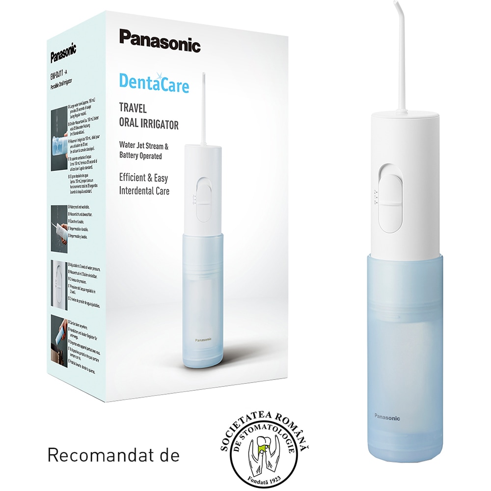 Irigator bucal PANASONIC EW-DJ11, 1 capat, 150ml, alb